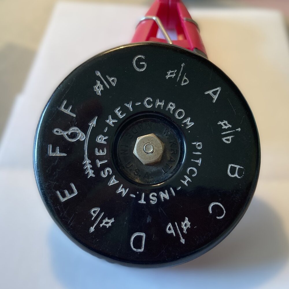 Vintage Musical Pitch Pipe Wheel